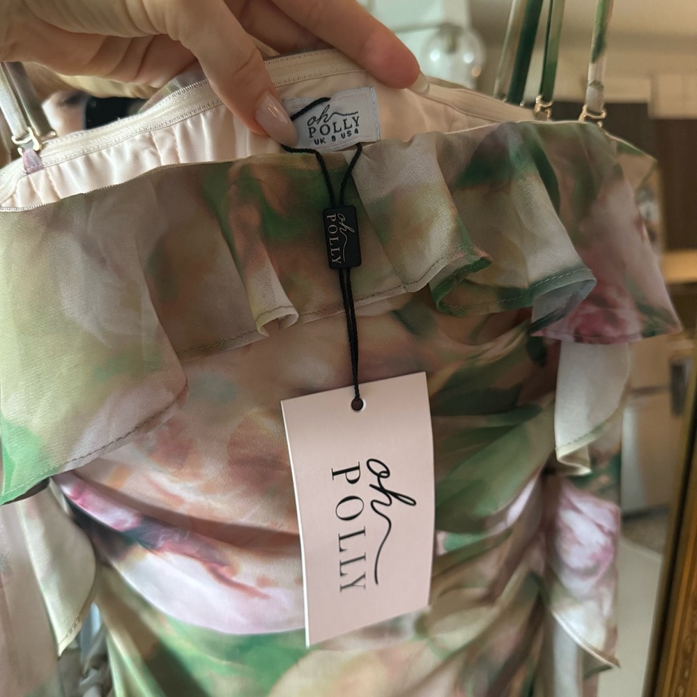 Floral Ruffle Mini Dress - Picture 9 of 10